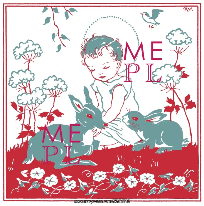  : Christ Child ? with fawn and lamb