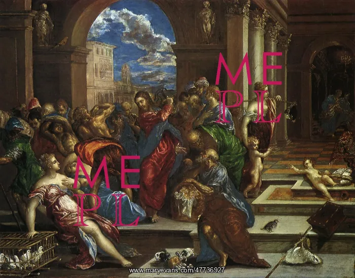 : Christ Cleansing the Temple, by El Greco : Christ Cleansing the Temple, by El Greco
