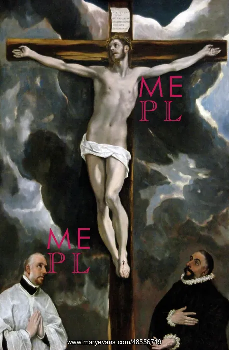  : Christ on the Cross Adored by Donors, by El Greco