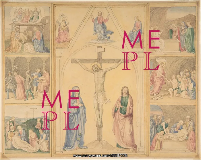 : Christ on the Cross with Six Scenes from the Life : Christ on the Cross with Six Scenes from the Life