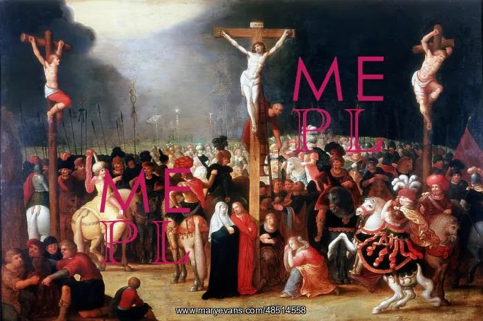 : Christ on the Cross between the two Thieves : Christ on the Cross between the two Thieves