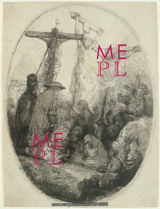 : Christ crucified between two thieves : Christ crucified between two thieves