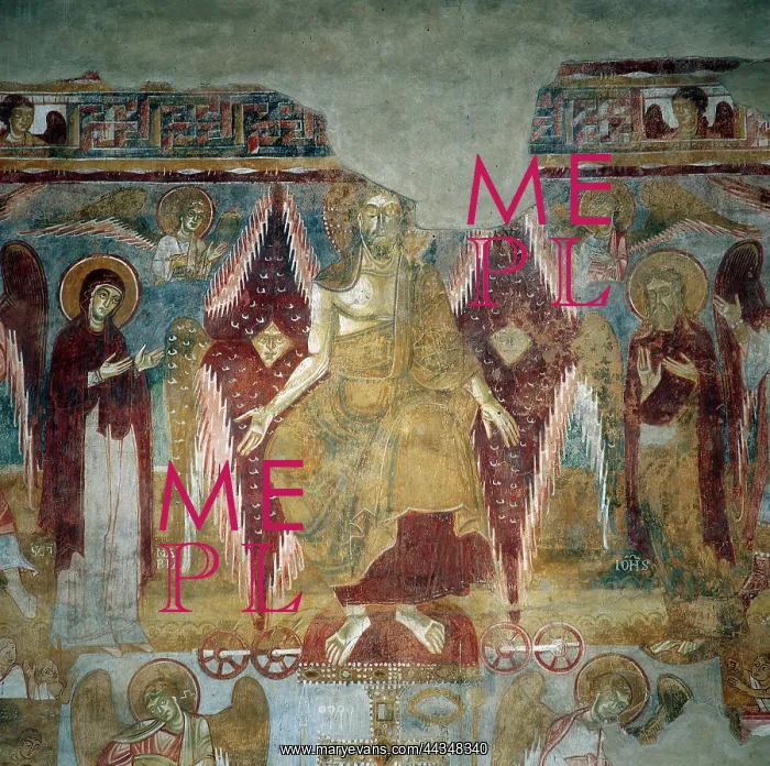 : Christ Enthroned with the Virgin : Christ Enthroned with the Virgin