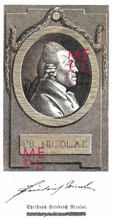 : CHRIST. FRIED. NICOLAI : CHRIST. FRIED. NICOLAI