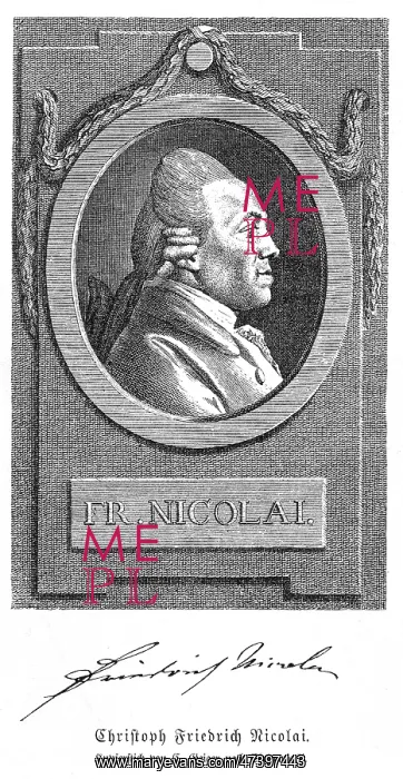 : CHRIST. FRIED. NICOLAI : CHRIST. FRIED. NICOLAI