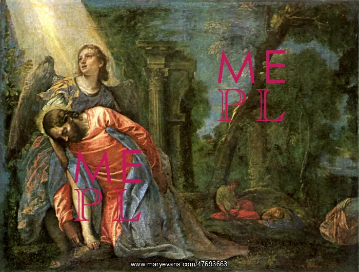  : Christ in the Garden Supported by Angel, by Veronese
