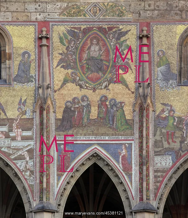 : Christ in glory surrounded by angels and 6 Czech : Christ in glory surrounded by angels and 6 Czech