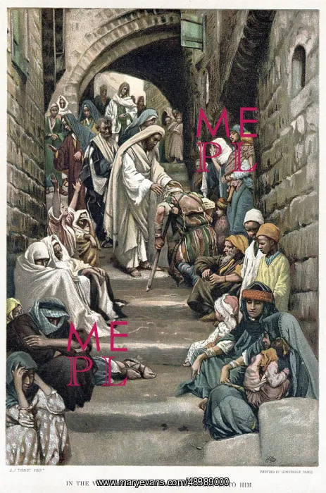 : Christ healing the sick brought to him in the : Christ healing the sick brought to him in the