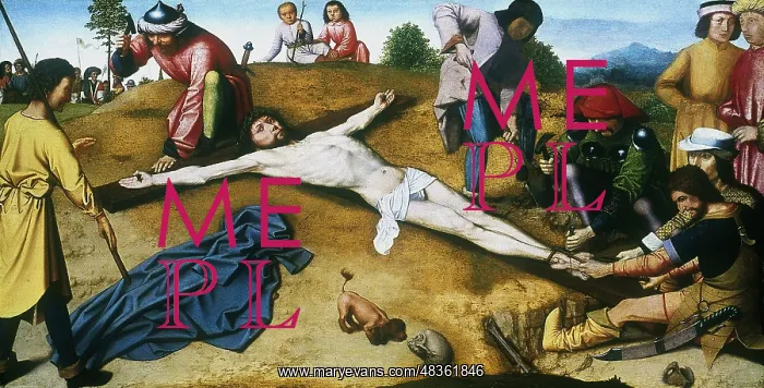 : Christ Nailed to the Cross, circa 1485. Gerard : Christ Nailed to the Cross, circa 1485. Gerard