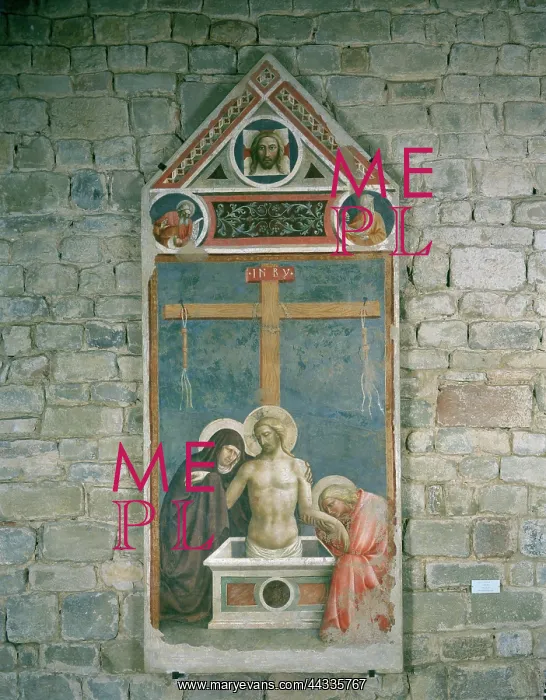 : Christ in pieta with the : Christ in pieta with the