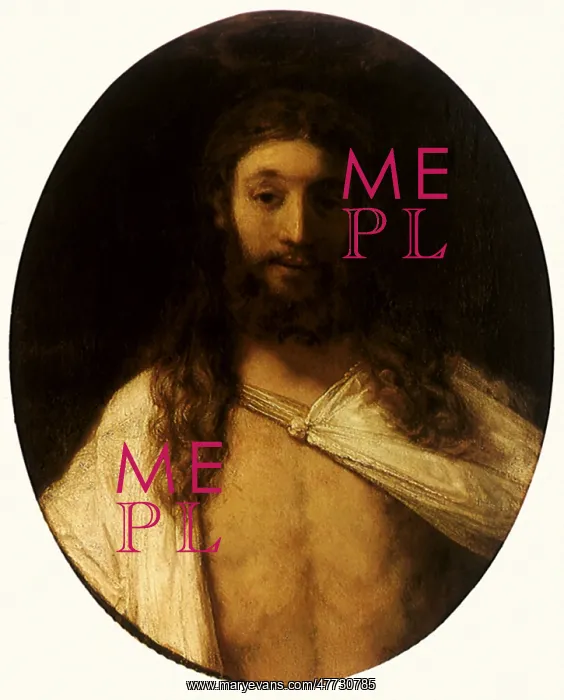  : Christ, by Rembrandt