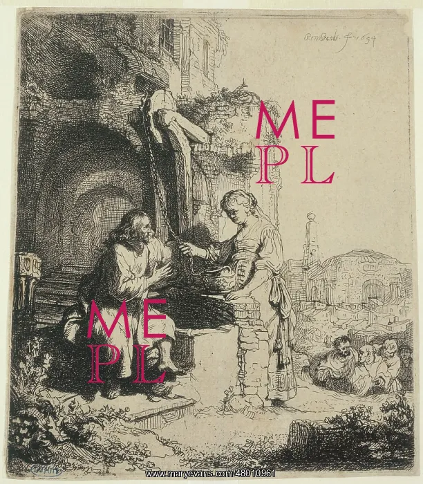 : Christ and the Samaritan : Christ and the Samaritan