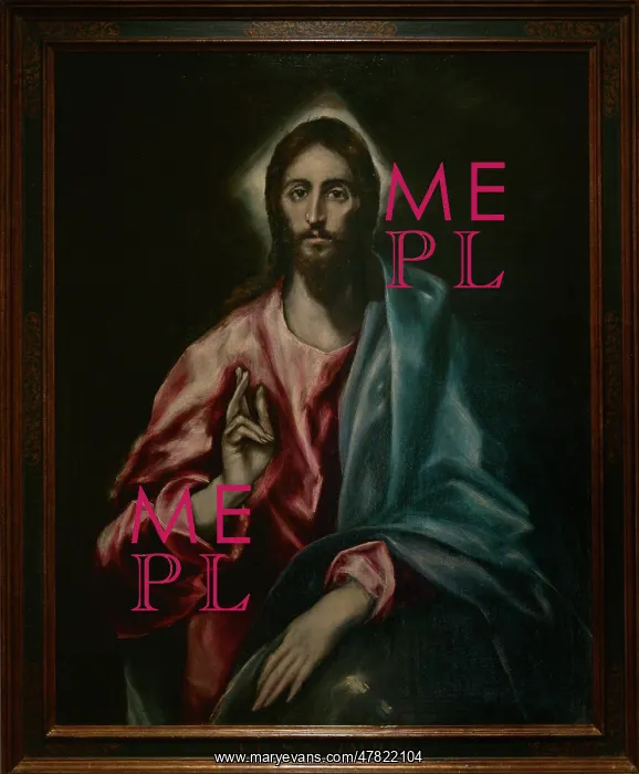 : Christ the Saviour, circa 1608-1614, by El Greco : Christ the Saviour, circa 1608-1614, by El Greco