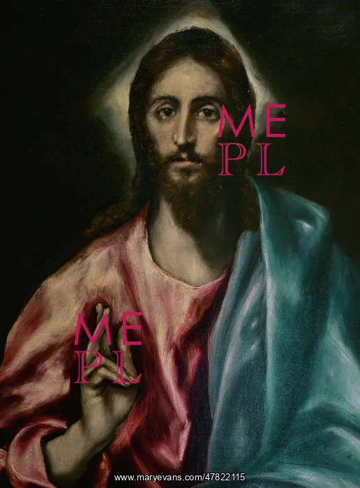 : Christ the Saviour, circa 1608-1614, by El Greco : Christ the Saviour, circa 1608-1614, by El Greco
