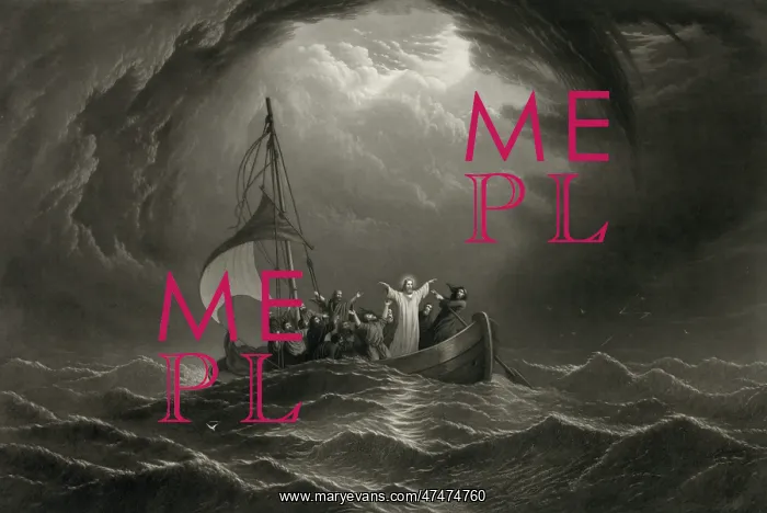 : Christ stilling the tempest : Christ stilling the tempest