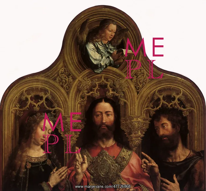 : Christ Between the Virgin Mary and St John the Baptist : Christ Between the Virgin Mary and St John the Baptist