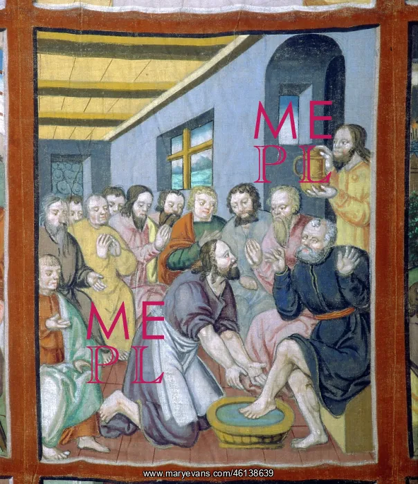 : Christ washing the feet of the Apostles : Christ washing the feet of the Apostles