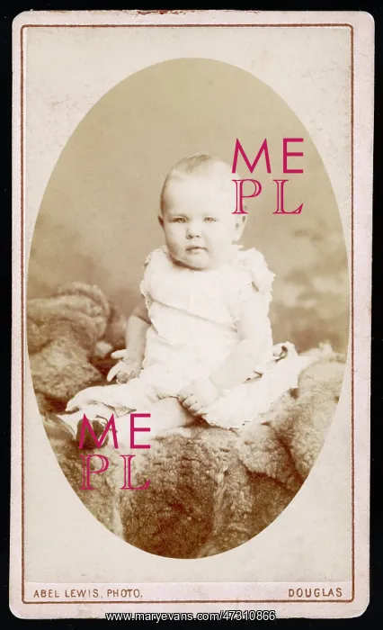 : Christabel Pankhurst as a baby : Christabel Pankhurst as a baby