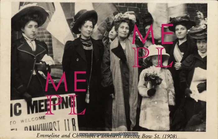: Christabel Pankhurst Bow Street 1908 : Christabel Pankhurst Bow Street 1908