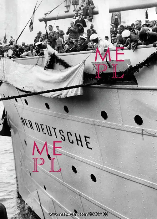  : Christening of the KdF ship Der Deutsche, 1934