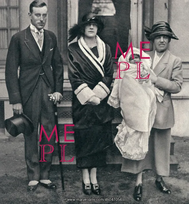 : Christening of Patricia Mountbatten : Christening of Patricia Mountbatten