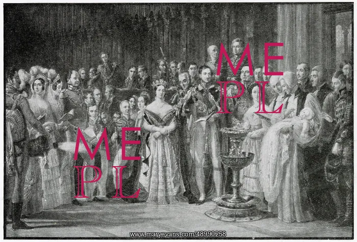 : Christening of Prince Albert Edward 1842 : Christening of Prince Albert Edward 1842