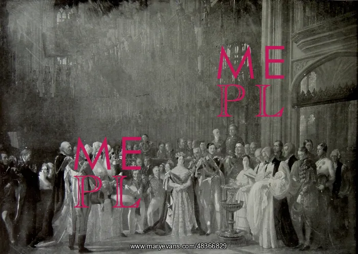 : The christening of the Prince of Wales (later : The christening of the Prince of Wales (later