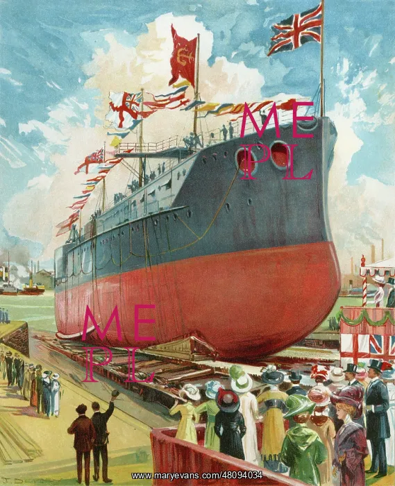 : Christening a Ship before she is launched : Christening a Ship before she is launched