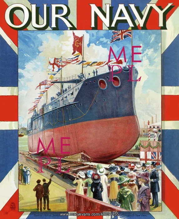 : Christening a Ship before she is launched - Our Navy cover : Christening a Ship before she is launched - Our Navy cover