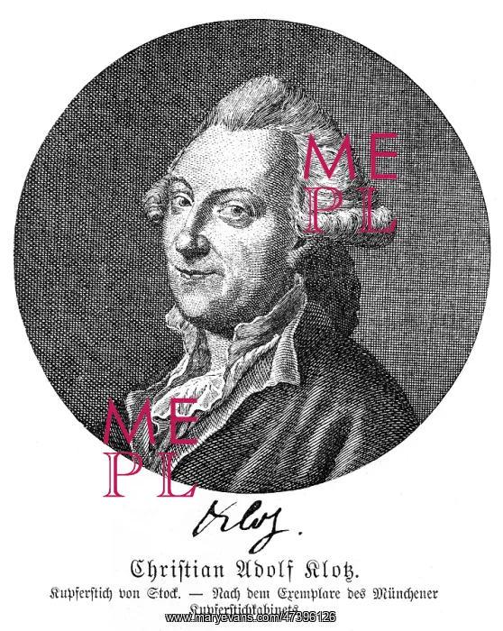  : CHRISTIAN ADOLF KLOTZ