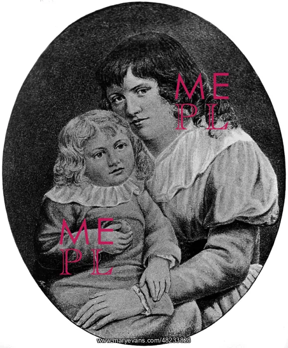 : Christian August Vulpius with his sister Christiane : Christian August Vulpius with his sister Christiane