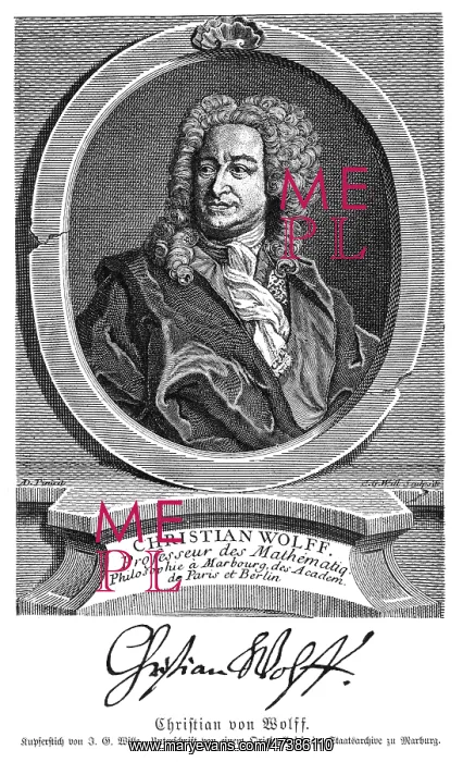  : CHRISTIAN WOLFF