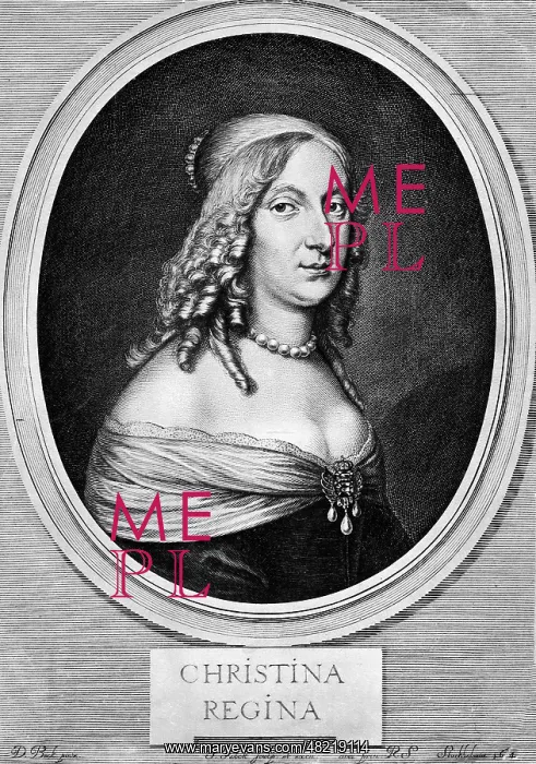 : Christina - queen - Sweden - Tochter von Gustav-Adolf - 01.01.1626-31.12.1689 : Christina - queen - Sweden - Tochter von Gustav-Adolf - 01.01.1626-31.12.1689