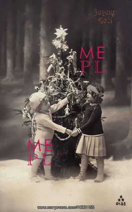 : Christmas. Children playing with a Christmas tree : Christmas. Children playing with a Christmas tree