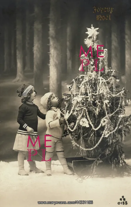 : Christmas. Children playing with a Christmas tree : Christmas. Children playing with a Christmas tree