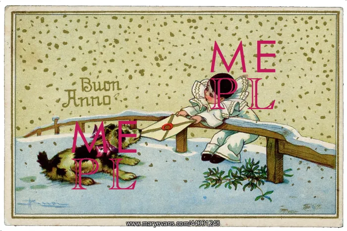 : Christmas. lllustrated New Year greeting post-card : Christmas. lllustrated New Year greeting post-card