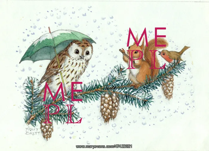 : Christmas animals by Molly Brett : Christmas animals by Molly Brett