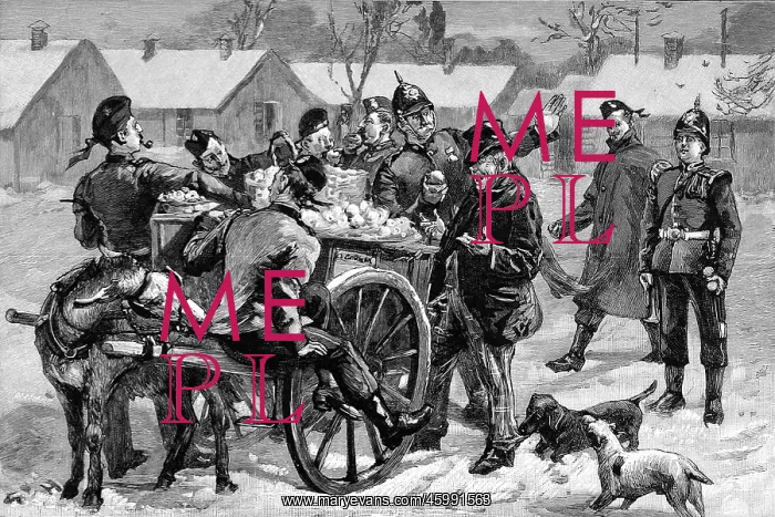 : Christmas in an Army Barracks 1894 : Christmas in an Army Barracks 1894