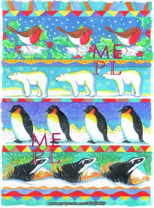: Christmas Birds and Animals : Christmas Birds and Animals
