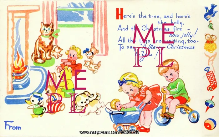  : Christmas card, Christmas Joys!