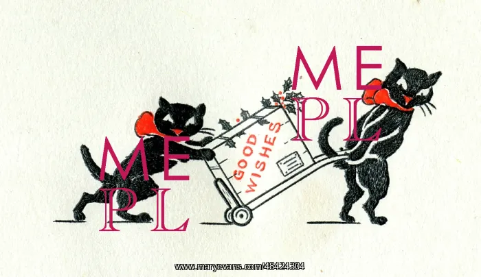  : Christmas card, Good Wishes