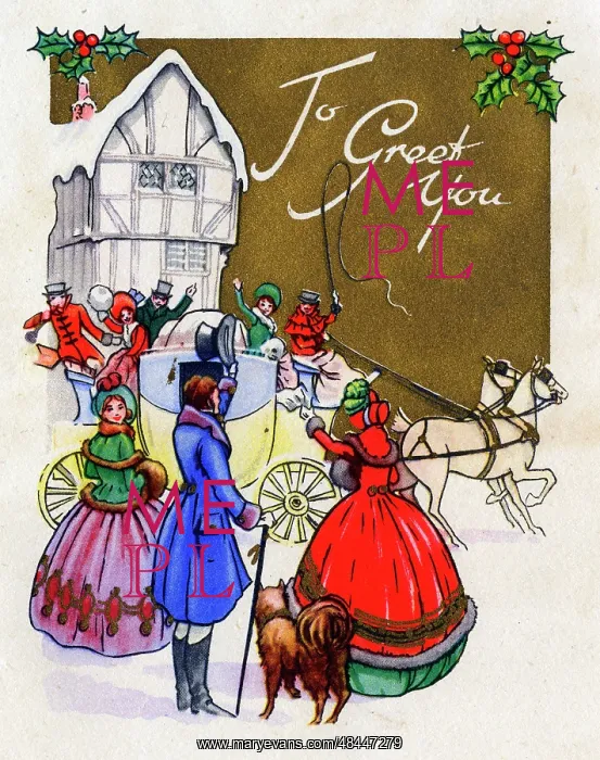  : Christmas card, To Greet You