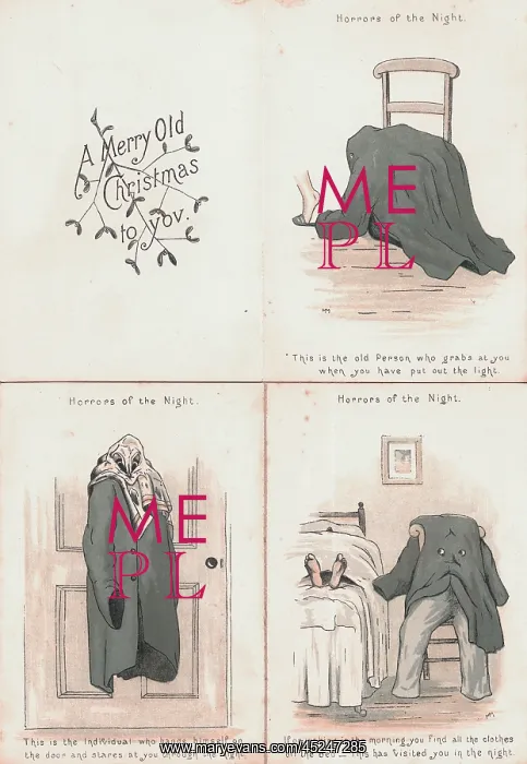 : Christmas card, Horrors of the Night : Christmas card, Horrors of the Night