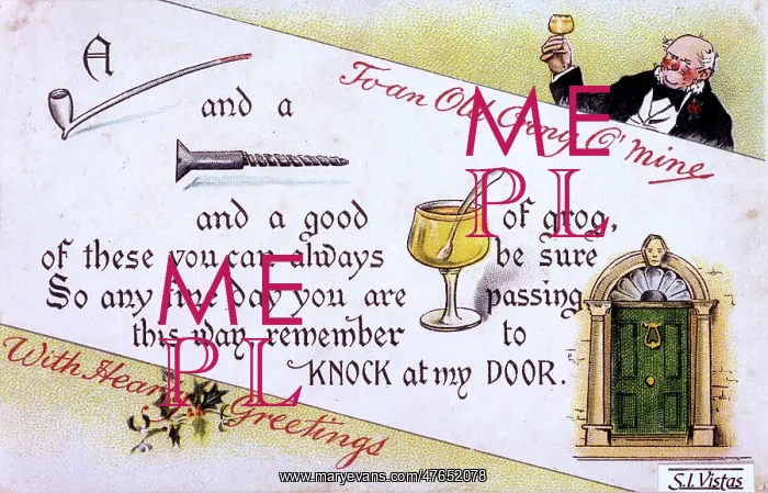 : Christmas card to an Old Crony : Christmas card to an Old Crony