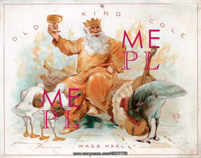 : Christmas card, Old King Cole : Christmas card, Old King Cole
