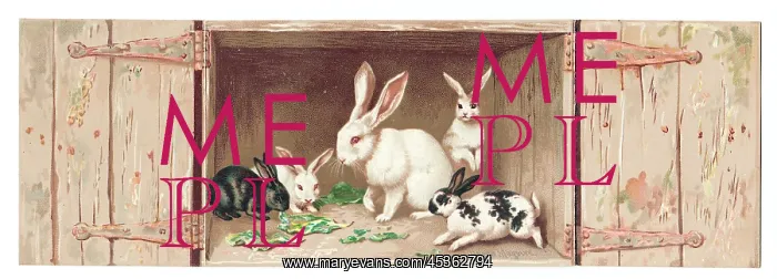 : Christmas card in the shape of a rabbit hutch : Christmas card in the shape of a rabbit hutch
