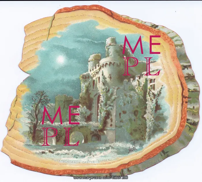 : Christmas card in the shape of a slice of wood : Christmas card in the shape of a slice of wood