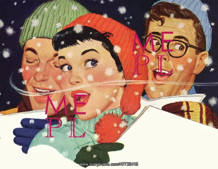  : Three Christmas Carolers
