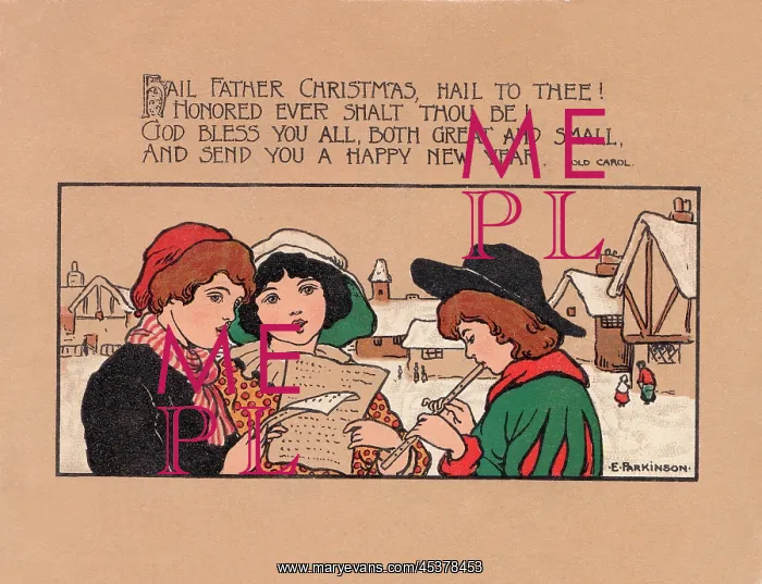 : Christmas carollers : Christmas carollers