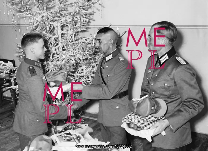 : Christmas celebration at a mountain infantry unit of the : Christmas celebration at a mountain infantry unit of the